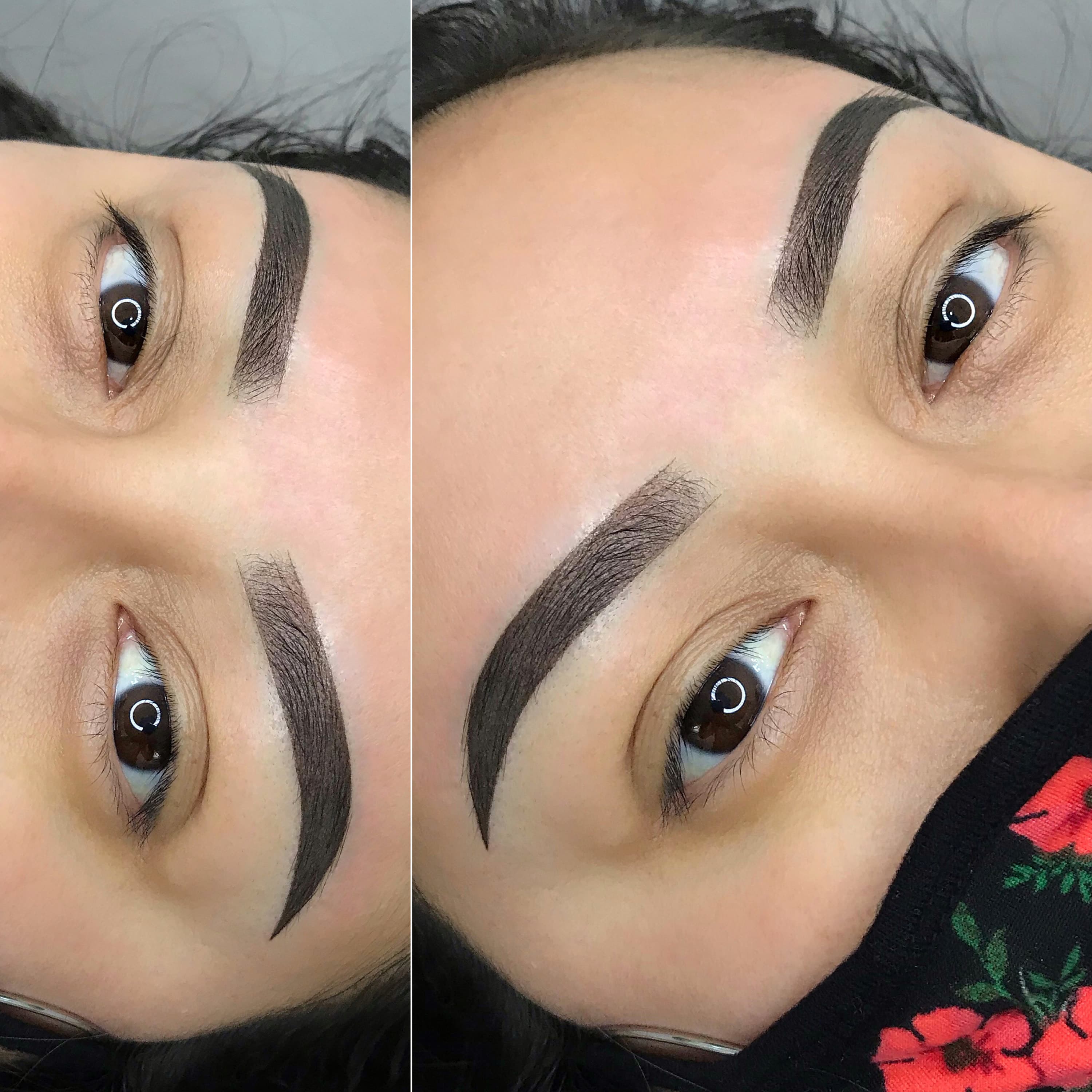 Image of permanent makeup - ombre powder brows