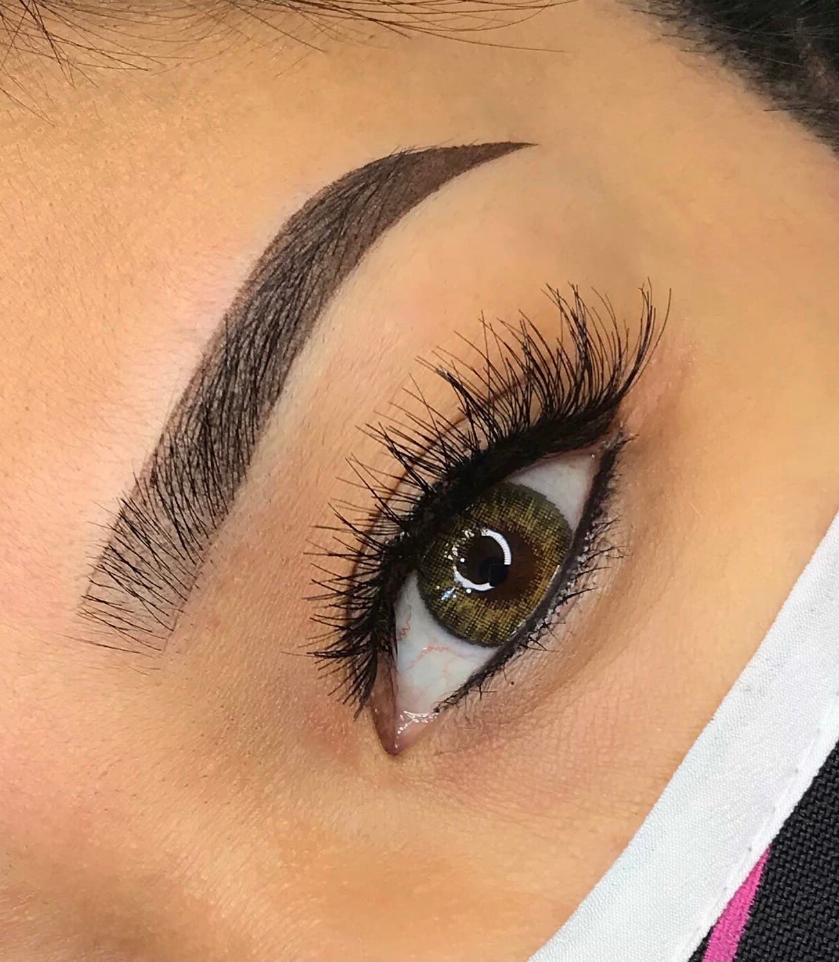 Image of permanent makeup - ombre powder brows