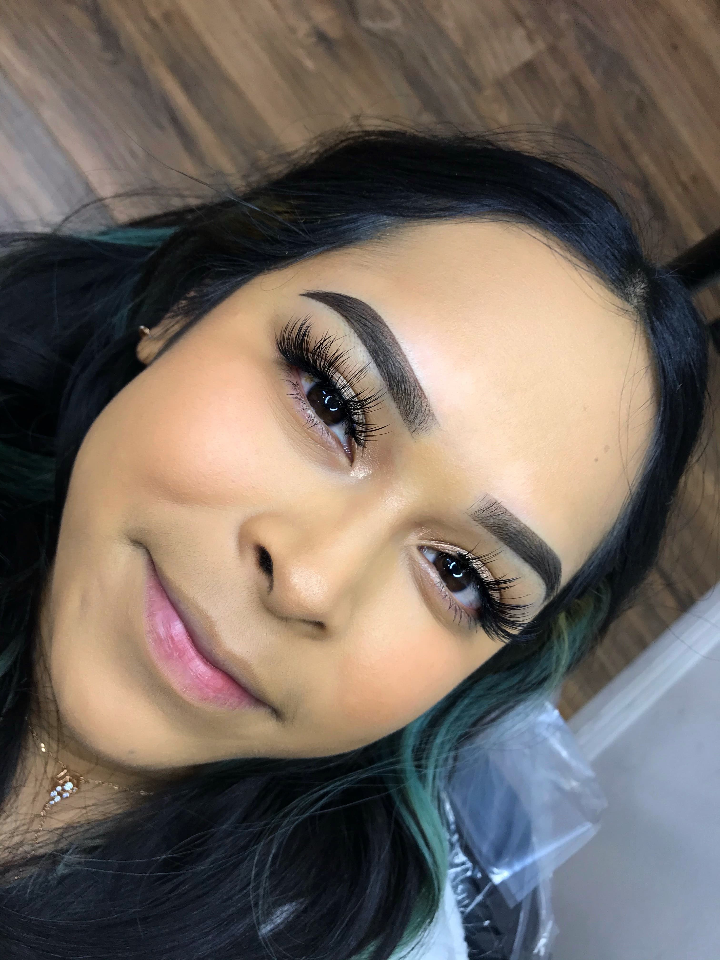Image of permanent makeup - ombre powder brows