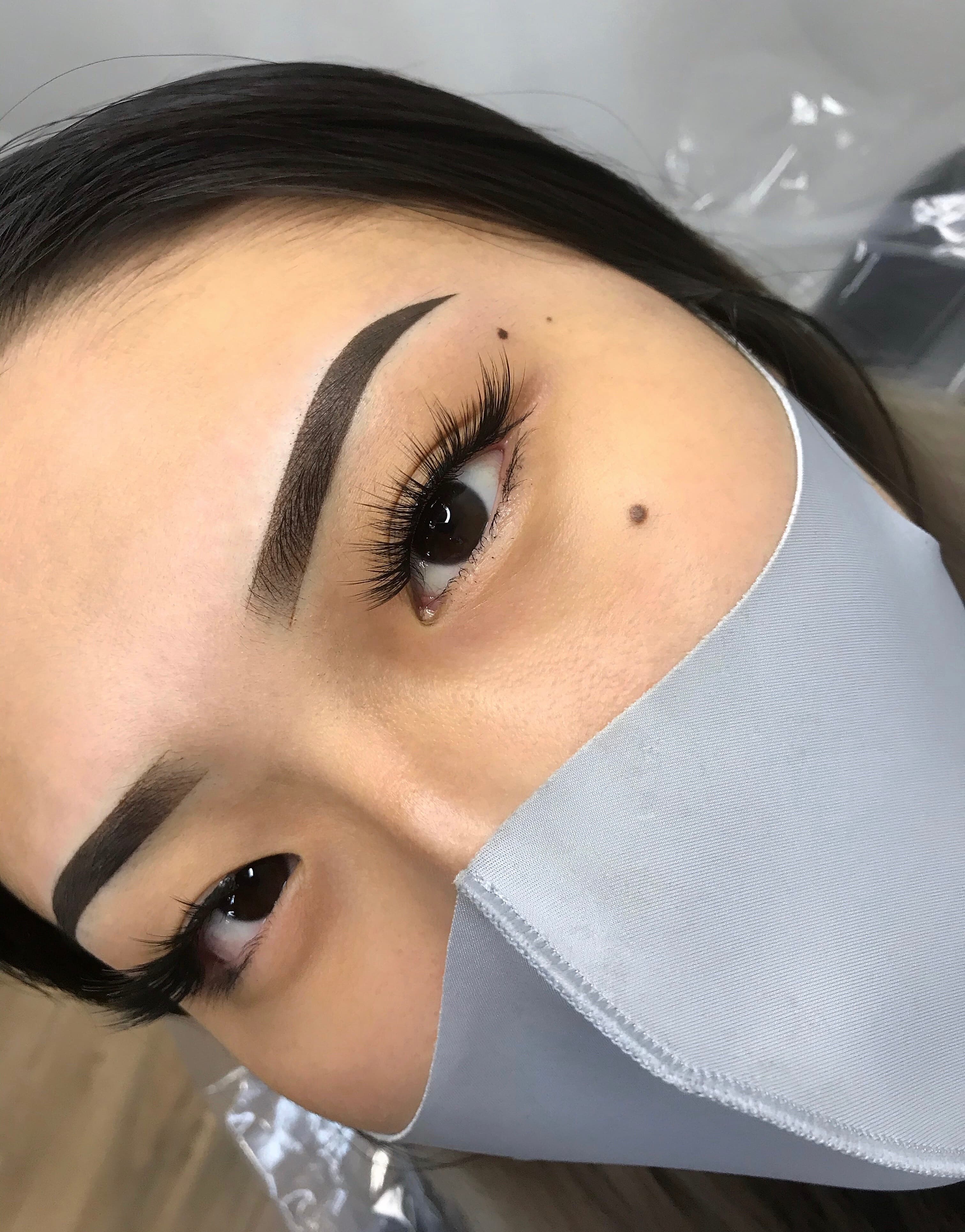 Image of permanent makeup - ombre powder brows